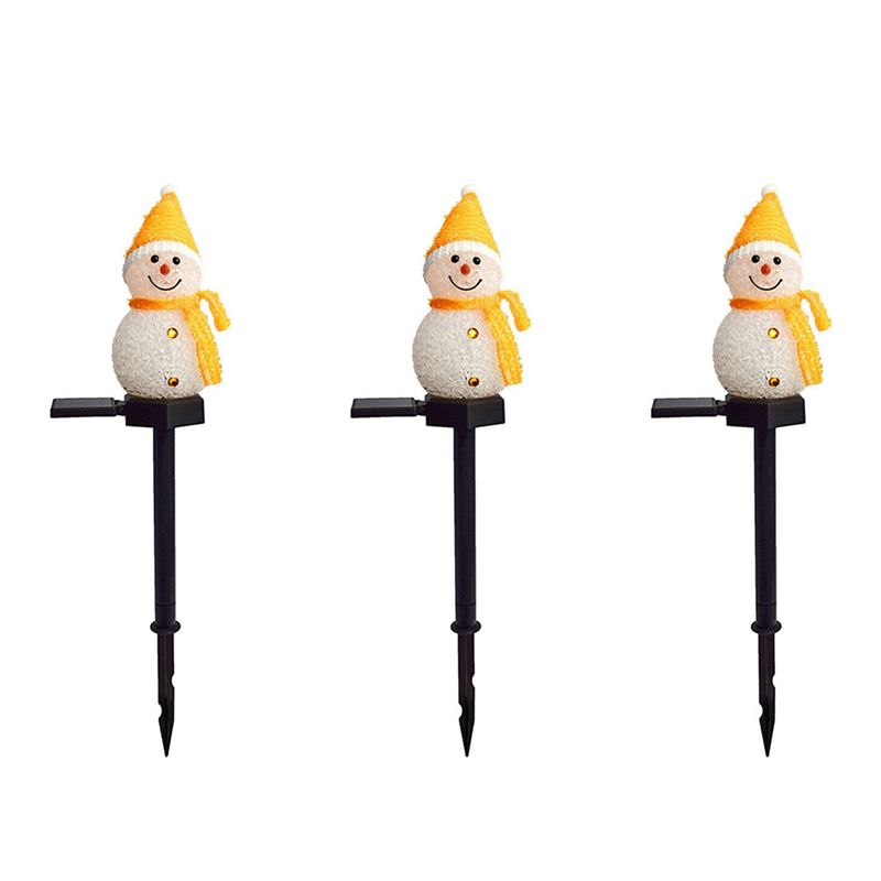 Outdoor Solar Power Xmas Lights - A01F-3X 스노우맨 태양광 조명 크리스마스 태양광