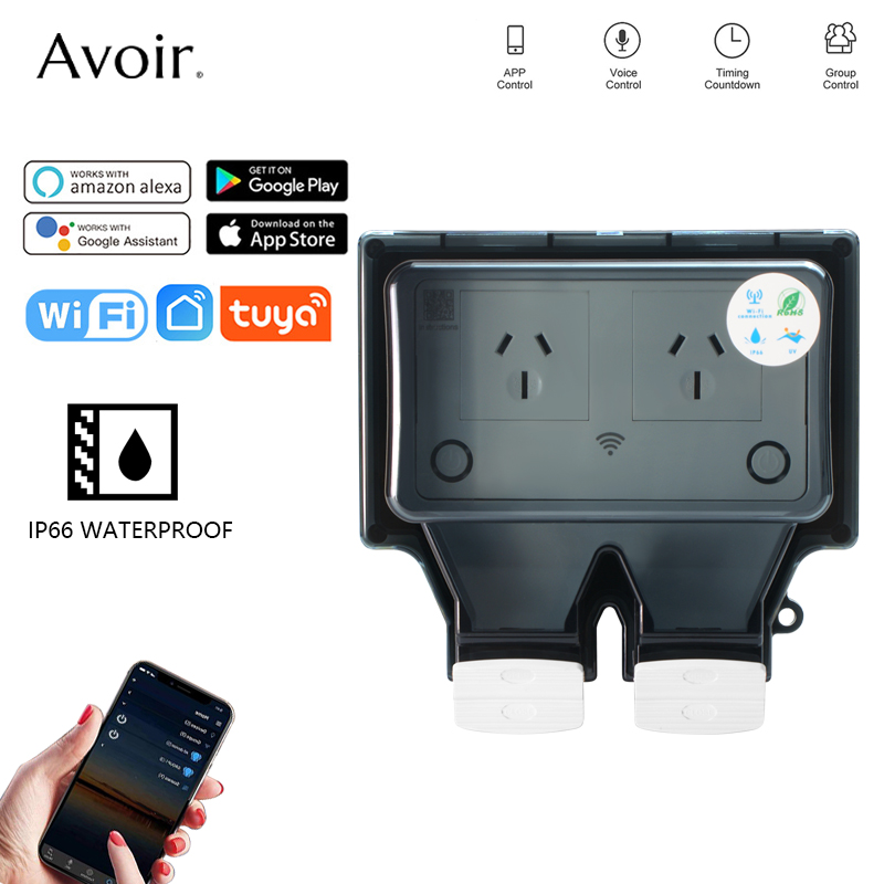 Outdoor Power Equipment Brands - Avoir Tuya 와이파이 방수 전기 소켓,