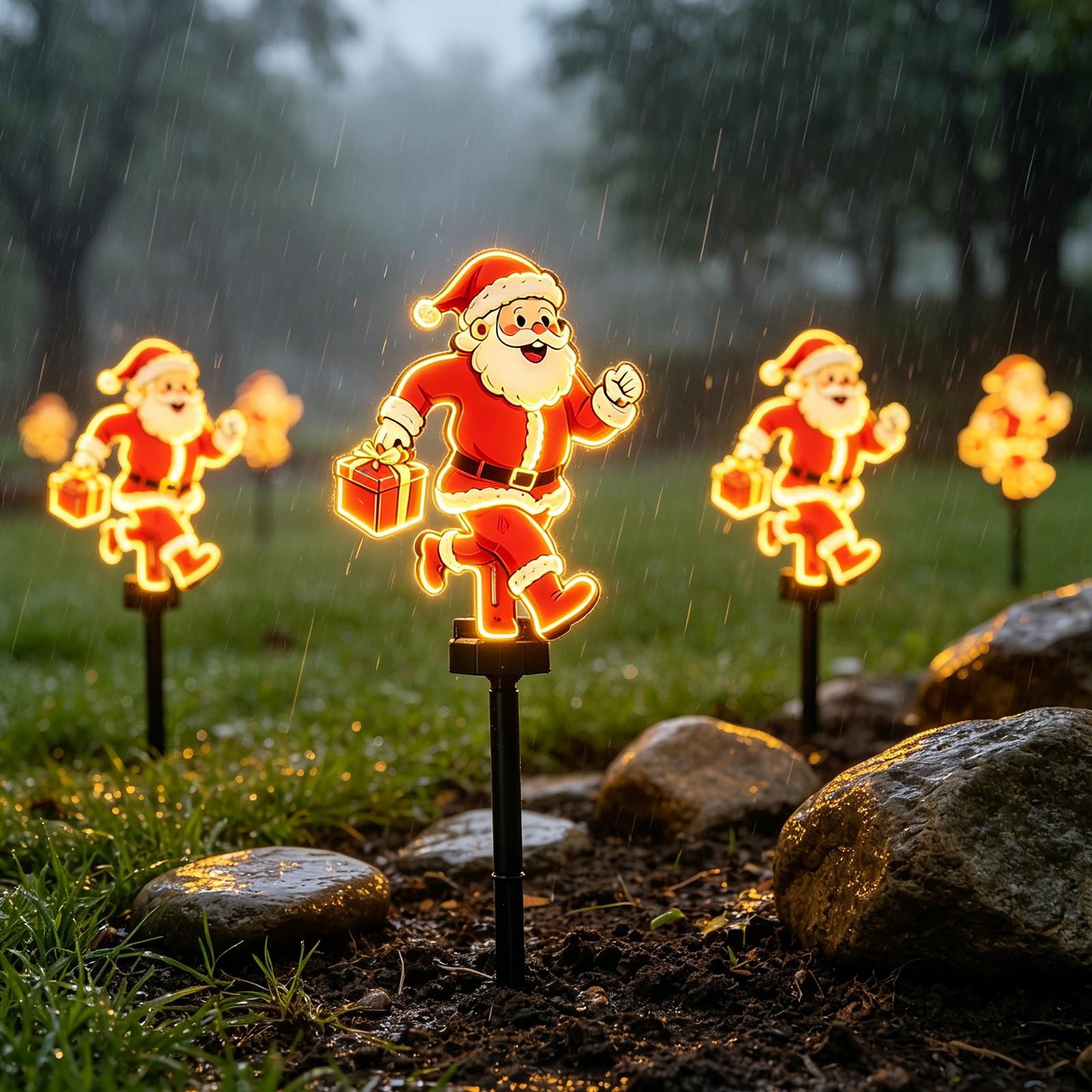 크리스마스 산타클로스 정원 장식용 태양광 조명 1개 ( - Outdoor Solar Power Xmas Lights 리뷰 및 가격
