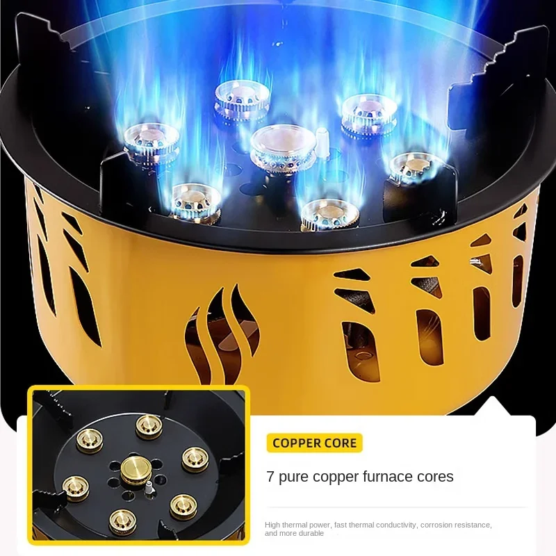 휴대용 7 코어 캠핑 스토브, 강력한 화력, 관광 캠핑 - Outdoor Power Equipment Brands 리뷰 및 가격