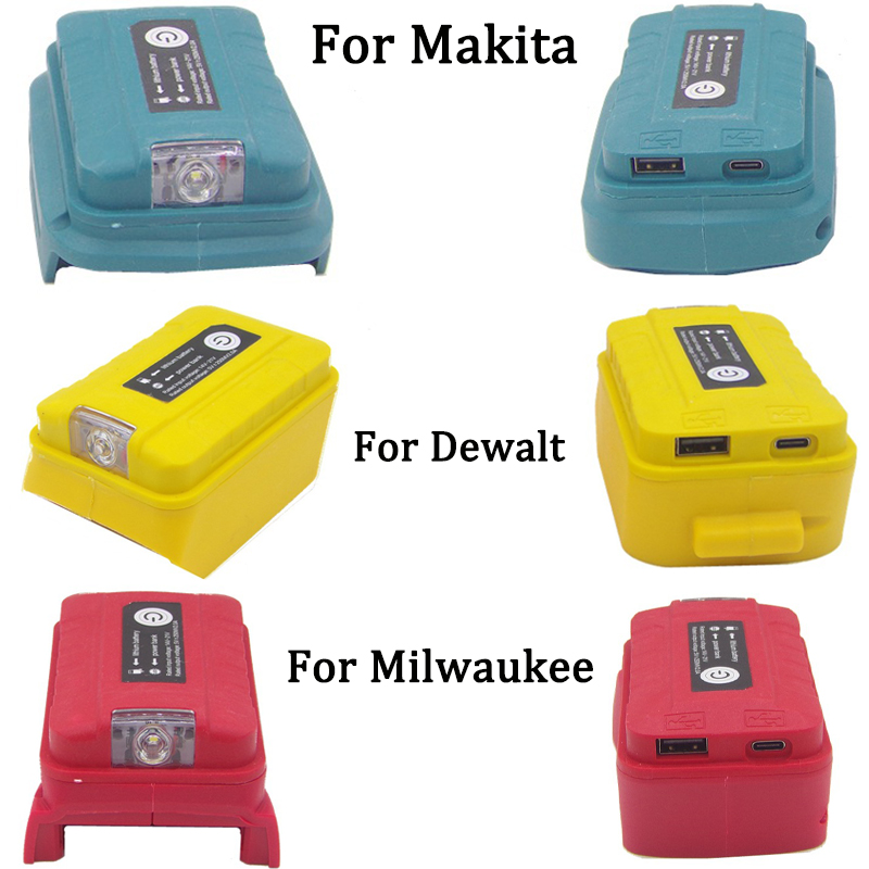Makita/Dewalt/Milwaukee18V 리튬  - Outdoor Power Adapter Usb C 리뷰 및 가격