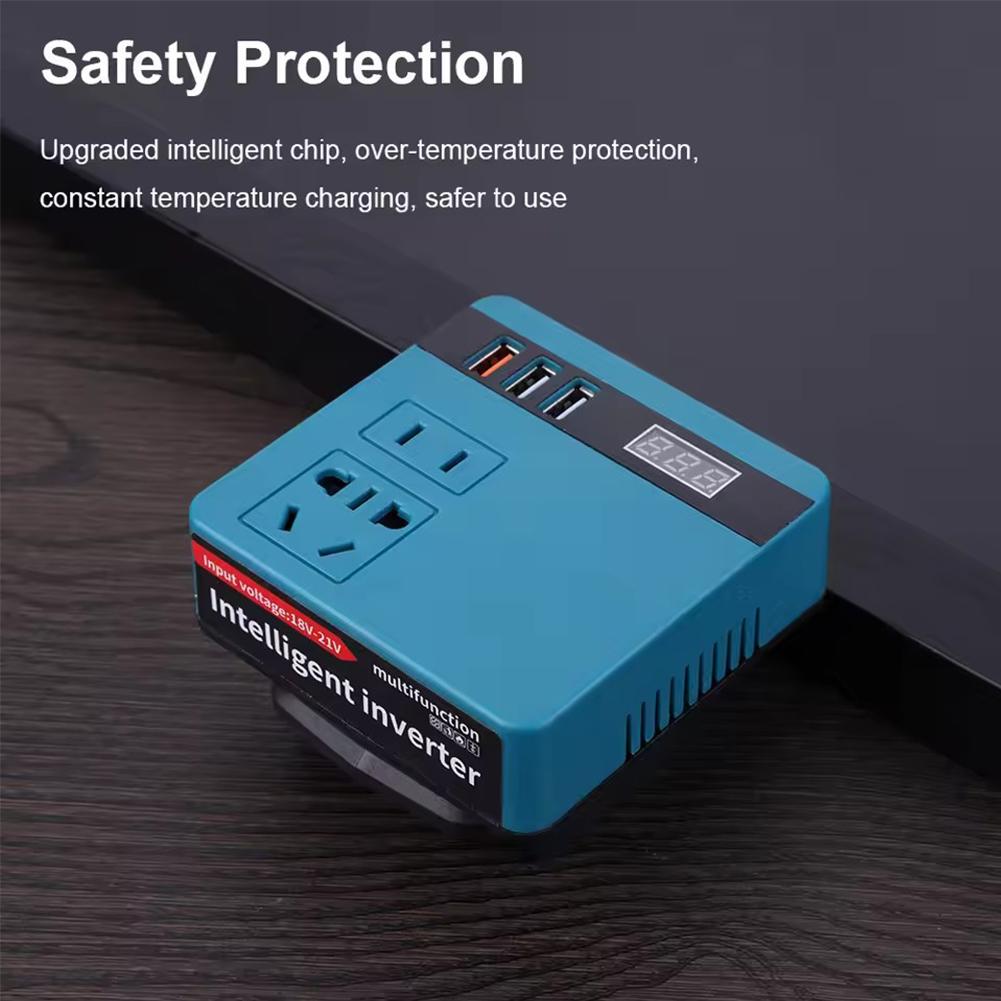 120W 리튬 배터리 인버터 파워 뱅크 18v 21v  - Outdoor Power Transformer 리뷰 및 가격