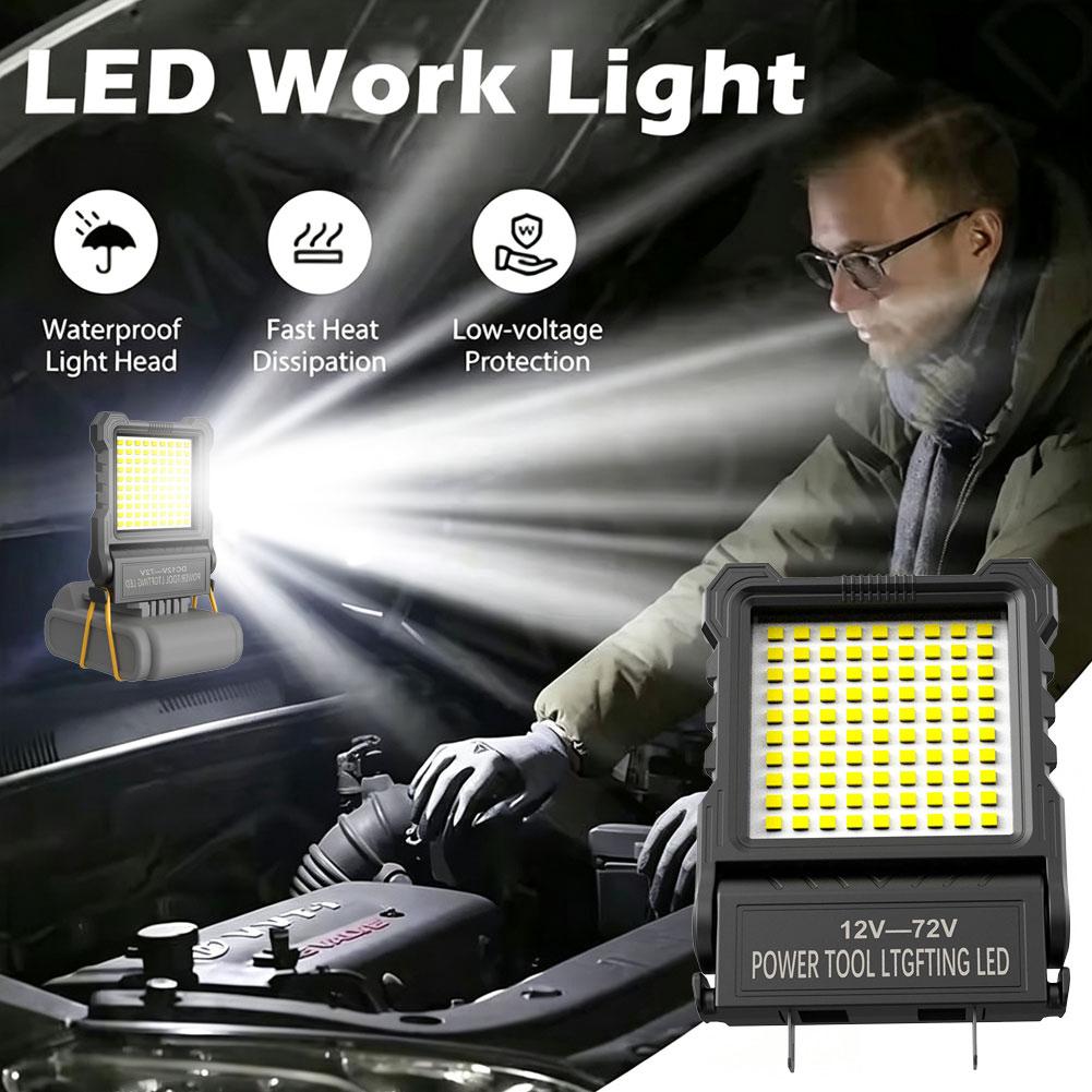 LED 작업등 방수 전동 공구 배터리 투광등 자동차 수 - Outdoor Power Repair 리뷰 및 가격