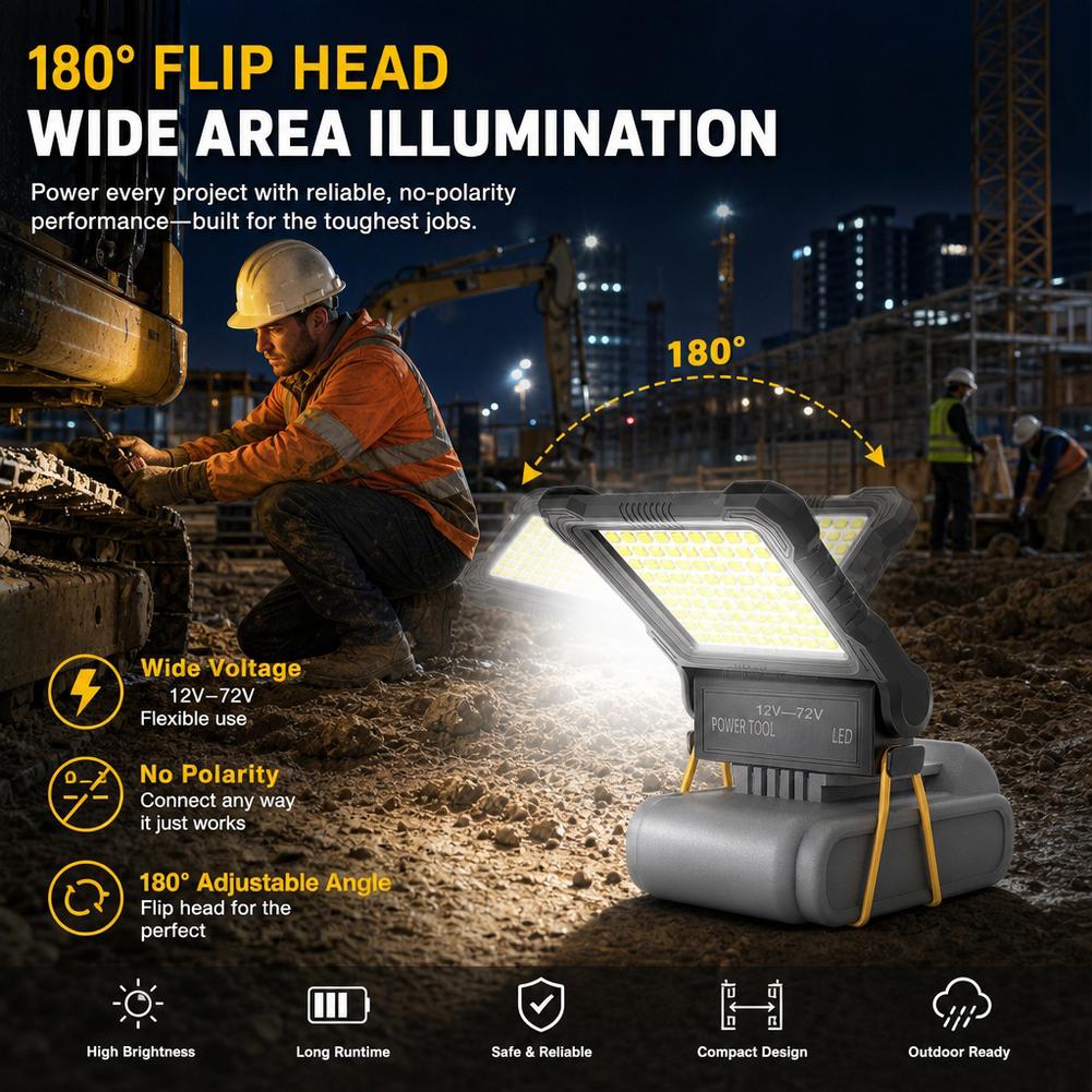 LED 작업등 방수 전동 공구 배터리 투광등 자동차 수 - Outdoor Power Repair 리뷰 및 가격