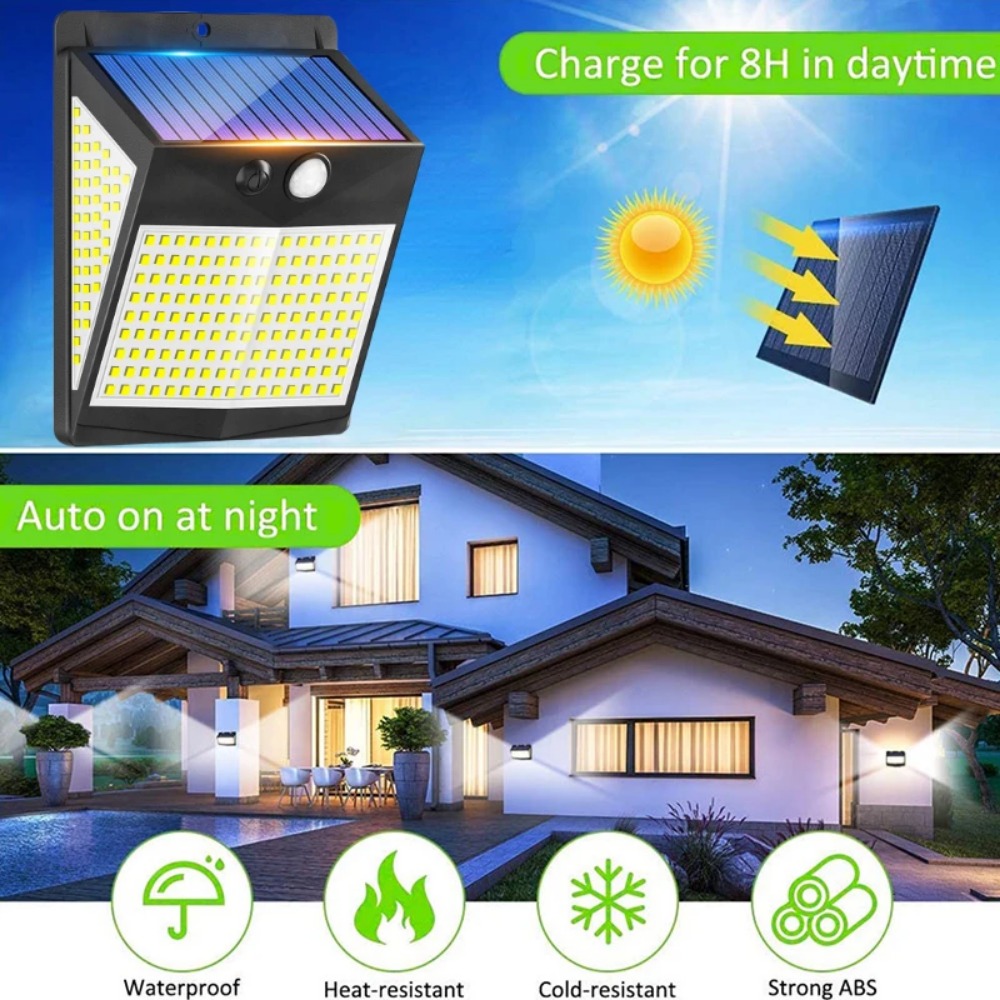 238 LED 태양광 조명, 야외 정원 벽 램프, 3  - Outdoor Power Outlet Solar 리뷰 및 가격
