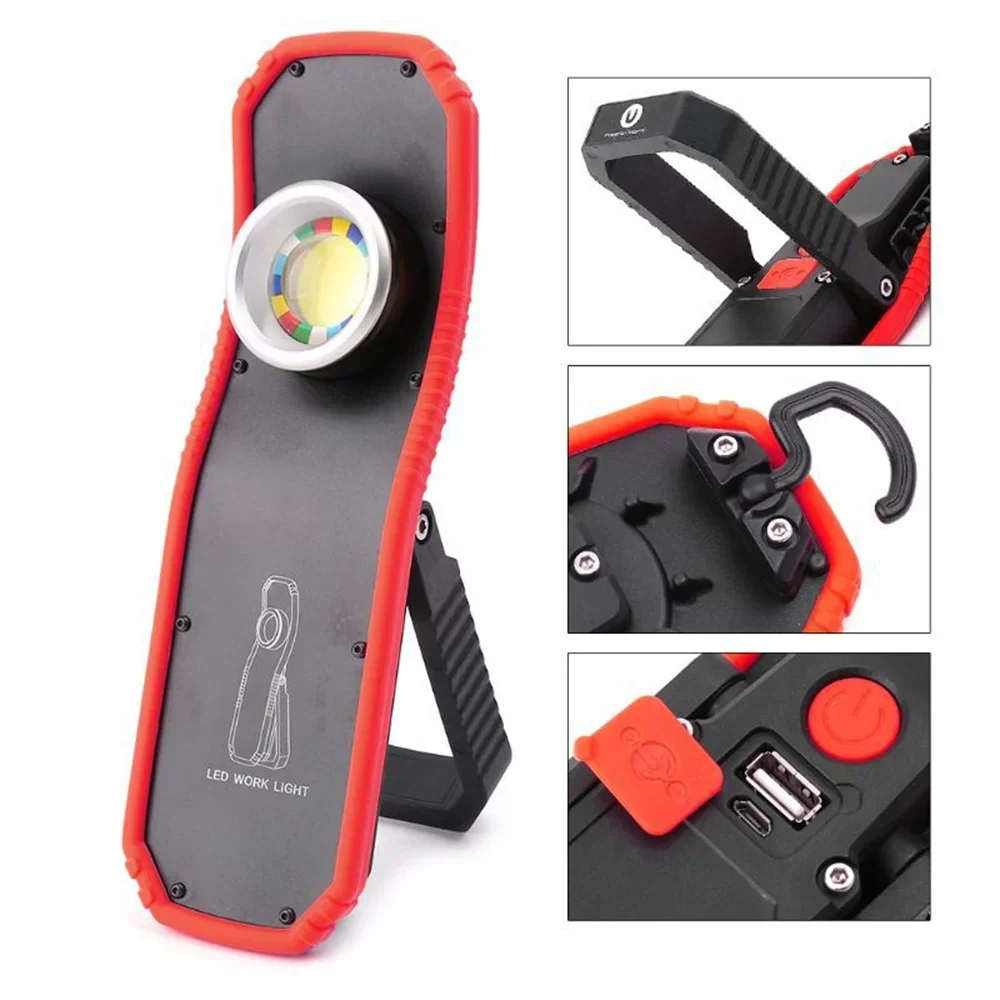 휴대용 LED 손전등 60W COB 자기 작업등 USB - Outdoor Power Repair 리뷰 및 가격
