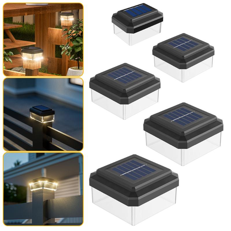 태양광 LED 기둥 캡 조명, 실외 울타리용, IP65 - Outdoor Power Outlet Solar 리뷰 및 가격