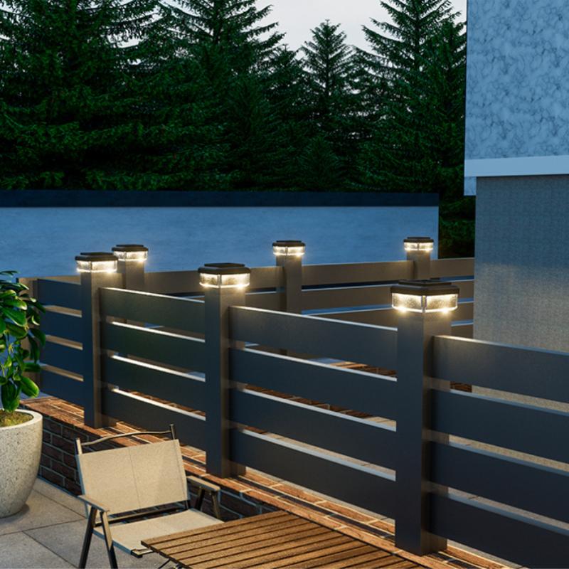 태양광 LED 기둥 캡 조명, 실외 울타리용, IP65 - Outdoor Power Outlet Solar 리뷰 및 가격