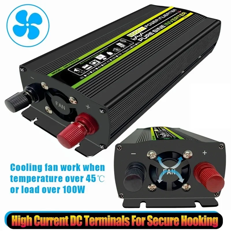 6000W DC12/24V AC 220V 순수 사인파  - Outdoor Power Transformer 리뷰 및 가격